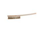 KS Tools BRONZEplus Drahtbürste, Zinnbronzedraht, gewellt, 5 Reihen (963.9583)