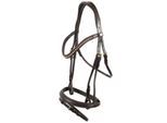 Hans Melzer Horse Equipment Hans Melzer Trense Mechtersen braun/messing WB EXTRA (KB-Kaltblut)