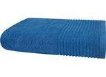Duschtuch DYCKHOFF "Duschtuch BRILLANT, Baumwolle, 70x140 cm, 550 g/m²", bunt (blau), B:70cm L:140cm, Frottier, Baumwolle, Handtücher, Duschtuch, Baumwolle