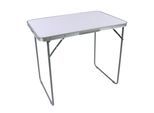 Gartentisch VCM "Campingtisch Gartentisch klappbar Galdas 80x53", weiß, B:80cm T:53cm, Tische, Gartentisch