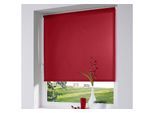 Seitenzugrollo K-HOME "Thermo Klemmfix-Rollo" Gr. 26, rot, B:80cm H:200cm, Polyester, Rollos, Seitenzugrollo, 1 Stück