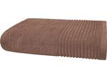 Duschtuch DYCKHOFF "Duschtuch BRILLANT, Baumwolle, 70x140 cm, 550 g/m²", rot (nuss), B:70cm L:140cm, Frottier, Baumwolle, Handtücher, Duschtuch, Baumwolle