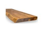 Moon Tree Wandregal, Dunkelbraun, Holz, 180x4.4x30 cm, Wohnzimmer, Regale, Wandregale