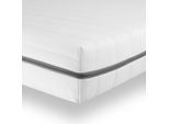 Sleepneo Wendematratze, Weiß, Textil, H2 + H3, Füllung: Polyester, 120x200 cm, Hergestellt in Deutschland, Medizinisch getestet, Oeko-Tex® Standard 100, aktive Schulterzone, atmungsaktiv, Bezug abnehmbar/waschbar, rundum abnehmbar, für verstellbare Lattenroste geeignet, klimatisierte Belüftungskanäle, Ober- und Unterseite versteppt, schadstoffgeprüft, wendbar, Wendematratze, Schlafzimmer, Matratze