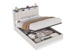 EuroLiving Polsterbett, Beige, Metall, 140x200 cm, Schlafzimmer, Betten, Polsterbetten