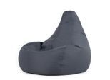 icon Sitzsack, Anthrazit, Kunststoff, 1-Sitzer, 90x73x84 cm, Hergestellt in Deutschland, Gartenmöbel, Outdoor-Sitzsäcke