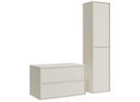 Badplaats Badmöbel-Set, Kaschmir, Holz, Rechteckig, 80x54x46 cm, Badezimmer, Badezimmerschränke, Waschbeckenunterschränke
