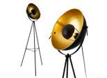 lux.pro Stehleuchte, Schwarz, Metall, 40x158x40 cm, Lampen & Leuchten, Innenbeleuchtung, Stehlampen, Stehlampen