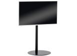 CLP TV, Schwarz, Metall, Rund, 64x100x53 cm, Wohnzimmer, TV Möbel, TV-Racks