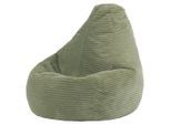 icon Kindersitzsack, Salbeigrün, Textil, 100 L, 1-Sitzer, Freiform, 69x59x65 cm, Hergestellt in Deutschland, Oeko-Tex® Standard 100, Reach, Wohnzimmer, Hocker, Sitzsäcke, Kindersitzsäcke