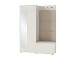 Jerpax Garderobe, Beige, Holzwerkstoff, 140x189x40 cm, Garderobe, Garderoben-Sets & Serien, Garderoben-Sets