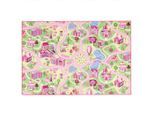 Snapstyle Kinder, Rosa, Textil, Abstrakt, 80x160 cm, Teppiche & Böden, Teppiche, Teppich Kinderzimmer