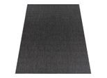 Paco Home Outdoorteppich, Anthrazit, Kunststoff, Rechteckig, 240x340 cm, strapazierfähig, für Fußbodenheizung geeignet, Teppiche & Böden, Teppiche, Outdoorteppiche