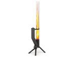 Gardenflare Gardenflare, Schwarz, Metall, 36x131x35 cm, Freizeit, Campingzubehör, Feuerschalen