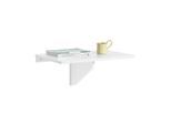 SoBuy Wandklapptisch, Weiß, Holzwerkstoff, 60x6x40 cm, Esszimmer, Tische
