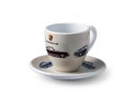 Porsche Espressotasse, Creme, Weiß, Keramik, 2-teilig, 0.08 L, Rund, leicht zu reinigen, Kaffee & Tee, Tassen, Espressotassen