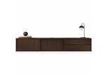 Idimex Lowboard, Nussbaum, Holz, Kiefer, Mode, 175x31x34 cm, FSC Mix, Wohnzimmer, Wohnwände, Lowboards, Lowboards stehend