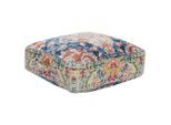 Beliani Pouf, Mehrfarbig, Naturmaterialien, 1-Sitzer, Quadratisch, 50x20x50 cm, Wohnzimmer, Hocker, Poufs