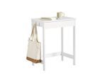 SoBuy Schreibtisch, Weiß, Holzwerkstoff, 60x77x40 cm, Arbeitszimmer, Schreibtische, Bürotische