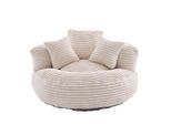 Lvhom Sitzsack, Beige, Textil, 108x52x108 cm, Wohnzimmer, Hocker, Sitzsäcke, XXL Sitzsäcke