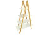 Begryf Regal, Weiß, Natur, Holzwerkstoff, 80x116x30 cm, Wohnzimmer, Regale, Bücherregale