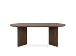 Konsimo® Esstisch, Walnuss, Holzwerkstoff, 204x75x90 cm, Esszimmer, Tische, Esstische
