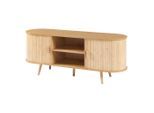 [en.casa] Lowboard, Natur, Holz, 140x56x40 cm, Wohnzimmer, Wohnwände, Lowboards, Lowboards stehend