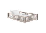 Kids Collective Bodenbett, Kaschmir, Holz, 140x200 cm, Kinderzimmer & Jugendzimmer, Kindermöbel, Kinderbetten, Kindereinzelbetten