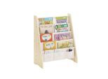SoBuy Kinder-Bücherregal, Natur, Holzwerkstoff, Holz, Kiefer, 63x76x28 cm, Kinderzimmer & Jugendzimmer, Kindermöbel, Kinderregale