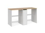 Vicco Waschmaschinenschrank, Weiß, Eiche Artisan, Holzwerkstoff, Rechteckig, 159.8x88.2x60.3 cm, Waschküche, Waschmaschinenschrank