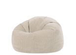 icon Sitzsack, Beige, Textil, 200 L, 1-Sitzer, Rund, 85x50x85 cm, Hergestellt in Deutschland, Oeko-Tex® Standard 100, Reach, Wohnzimmer, Hocker, Sitzsäcke, XXL Sitzsäcke