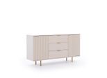 Ravio Kommode, Kaschmir, Metall, 3 Schubladen, 150x80x41 cm, Wohnzimmer, Kommoden & Sideboards, Sideboards