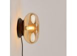 s.luce Wand-/Deckenlampe, Orange, Glas, Oval,Oval, 28x14x28 cm, Lampen & Leuchten, Innenbeleuchtung, Deckenleuchten