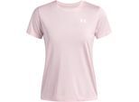 Under Armour Twist T-shirt met korte mouwen voor dames (Baby Roze/Wit)