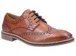Hush Puppies Bryson Leren Heren Tan Brogues Schoenen