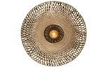 Good & Mojo , Schwarz, Hellbraun , Metall, Naturmaterialien , rund , 60 cm ,
