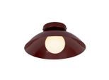 Collett's Monde Deckenleuchte , Dunkelrot , Metall, Kunststoff , Blume , Blume , 15 cm , RoHS, CE , Lampen & Leuchten, Innenbeleuchtung, Deckenlampen, Deckenlampen