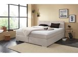 Boxspringbett COTTA "Simba erhältlich in verschiedenen Breiten, Farben und Härtegraden", beige (elephant), L:209cm, Komplettbetten, Boxspringbett, Bezugsstoff: Struktur fein