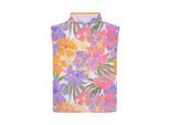 Badeponcho ROXY "Stay Magical Printed", Damen, bunt (cloud dancer hazey hibiscus), Obermaterial: 100% Baumwolle., Hausmäntel Badeponcho