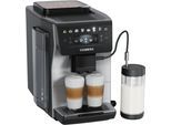 SIEMENS Kaffeevollautomat "TP605EM3", schwarz (edelstahl), B:28,4cm H:37,8cm T:47,2cm, Kaffeevollautomaten, bis zu 10 Favoriten, Doppeltassenfunktion, Keramikmahlwerk, Edelstahl, Kaffeevollautomat