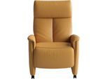 TV-Sessel SIT & MORE "Cremona Comfort", curry, B:76cm H:110cm T:84cm, Sessel, TV-Sessel, wahlweise manuell oder elektrischer Funktion mit Akku