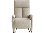 TV-Sessel SIT & MORE "Cremona Comfort Plus", silber, B:87cm H:121cm T:89cm, 100% Polyester, Sessel, TV-Sessel, bis 200 Kg belastbar, mit Herz-Waage Funktion