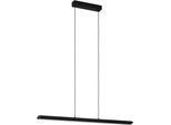EGLO Hängeleuchte "CAMBULOS Pendellampe, Stahl und Kunststoff, IP20, Esstischlampe, Lampe", schwarz, H: 110cm, 1 Stk., Leuchten, Hängeleuchte, L93,5 x B10,5 x H110 cm, schwarz, 2X17W inkl., Hängeleuchte