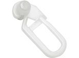 Gardinenring GARDINIA "Rollringe weiß" Gr. 1, weiß, Ø:2,2cm, Kunststoff, Gardinenbefestigungen, Gardinenring, Serie Einzelprogramm Gardinenstangen-Set Paros Ø 22/19 mm