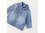 Businessshirt IDO "BABY BOY LONG SLEEVE SHIRT", Jungen, Gr. 1, clear washed, 99% Baumwolle, 1% Elasthan, Shirts