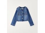 Outdoorjacke SARABANDA "BABY GIRL JACKET", Mädchen, Gr. 3A, medium stone washed, 97% Baumwolle, 3% Elasthan, Jacken Outdoorjacke
