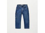 Bequeme Jeans IDO "BABY BOY TROUSERS", Jungen, Gr. 18M, EURO-Größen, pale stone washed, 97% Baumwolle, 3% Elasthan, Jeans