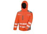 SAFE-GUARD by Result - "Dynamic" Mantel für Herren/Damen Unisex (Fluoreszierendes Orange)