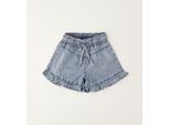 Shorts IDO "BABY GIRL SHORT", Mädchen, Gr. 5A, EURO-Größen, denim marble effect, 100% Baumwolle, Hosen Shorts
