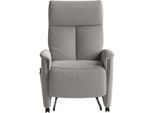 TV-Sessel SIT & MORE "Cremona Comfort Plus", grau, B:87cm H:112cm T:89cm, 100% Polyester, Sessel, TV-Sessel, bis 200 Kg belastbar, mit Herz-Waage Funktion